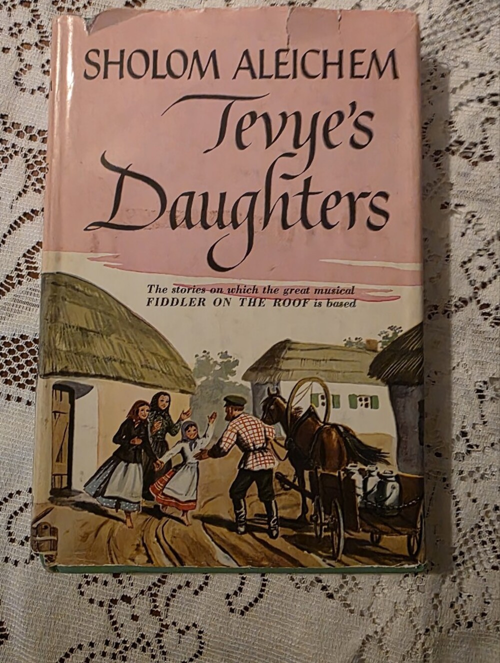 Vintage Tevye's Daughters By Sholom Aleichem Fifth Printing Hardcover